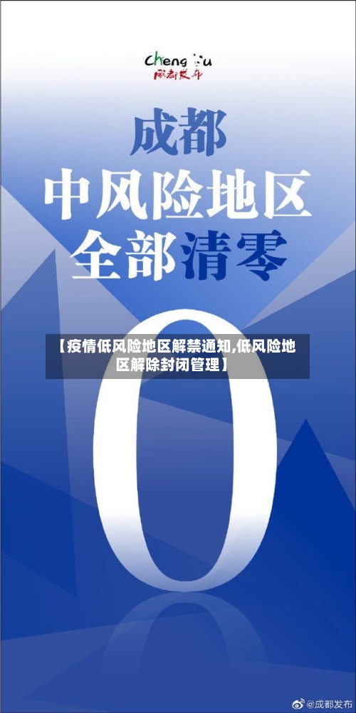 【疫情低风险地区解禁通知,低风险地区解除封闭管理】-第2张图片