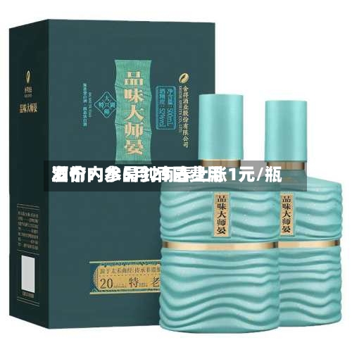 酒价内参5月25日费用发布：水晶剑南春上涨1元/瓶