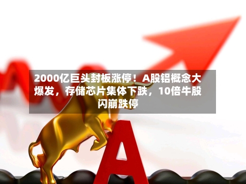 2000亿巨头封板涨停！A股铝概念大爆发，存储芯片集体下跌，10倍牛股闪崩跌停