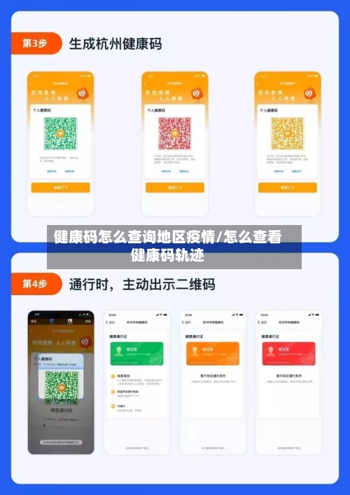 健康码怎么查询地区疫情/怎么查看健康码轨迹