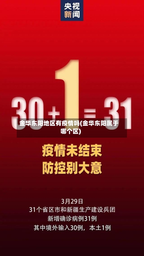 金华东阳地区有疫情吗(金华东阳属于哪个区)