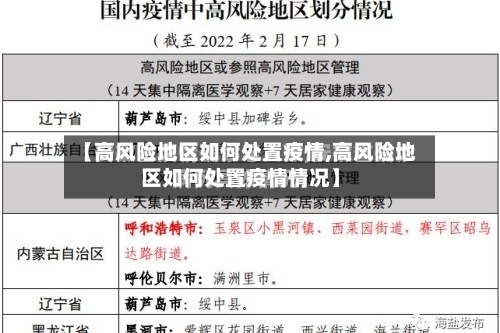 【高风险地区如何处置疫情,高风险地区如何处置疫情情况】