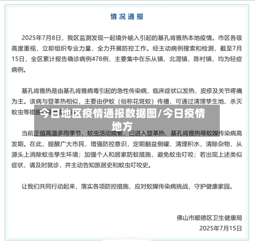 今日地区疫情通报数据图/今日疫情地方