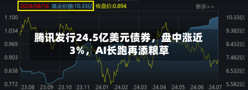 腾讯发行24.5亿美元债券，盘中涨近3%，AI长跑再添粮草