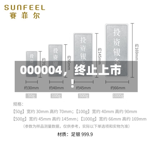 000004，终止上市！