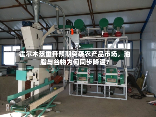 霍尔木兹重开预期突袭农产品市场，油脂与谷物为何同步降温？