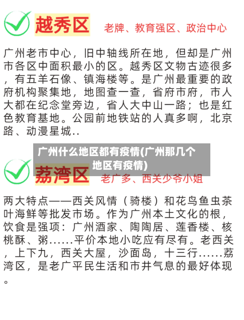广州什么地区都有疫情(广州那几个地区有疫情)