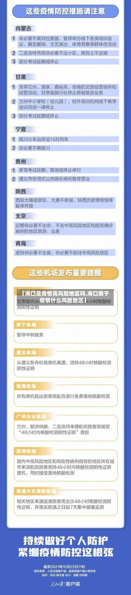 【海口是疫情高风险地区吗,海口属于疫情什么风险地区】