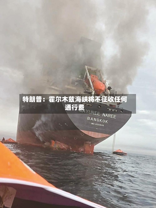 特朗普：霍尔木兹海峡将不征收任何通行费