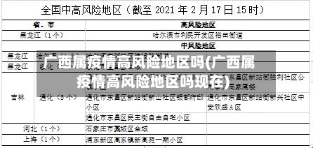 广西属疫情高风险地区吗(广西属疫情高风险地区吗现在)