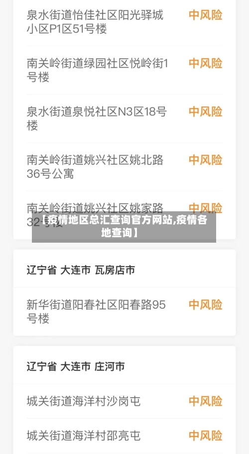 【疫情地区总汇查询官方网站,疫情各地查询】