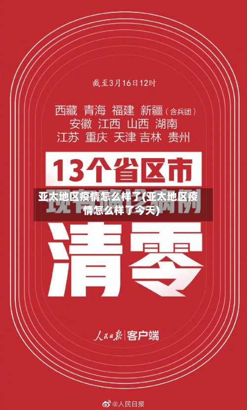 亚太地区疫情怎么样了(亚太地区疫情怎么样了今天)