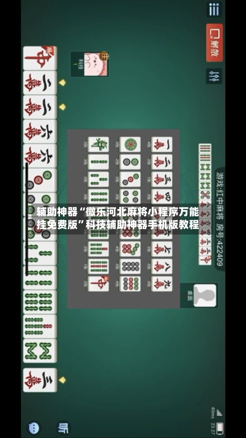 辅助神器“微乐河北麻将小程序万能挂免费版”科技辅助神器手机版教程