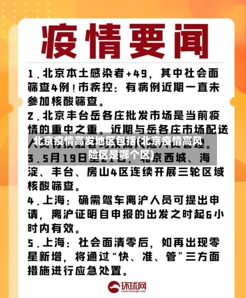 北京疫情高发地区包括(北京疫情高风险区是哪个区)