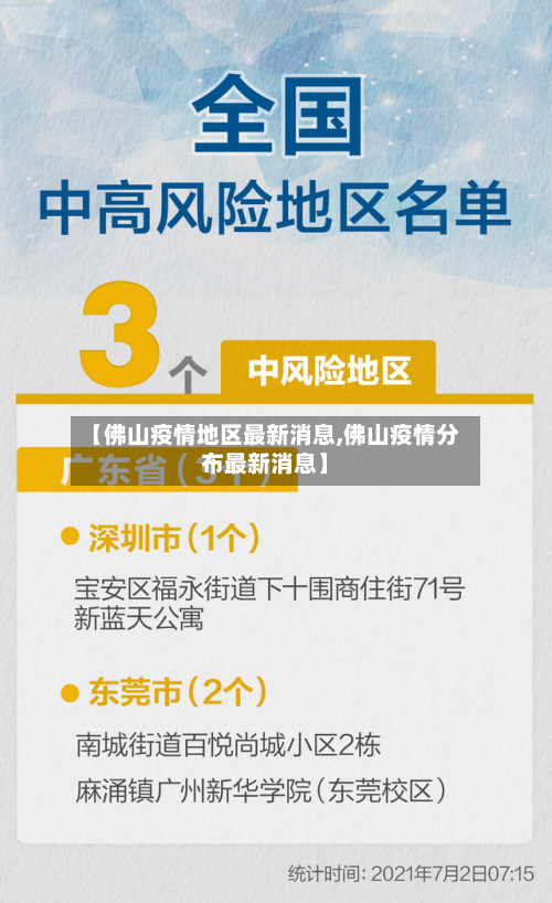 【佛山疫情地区最新消息,佛山疫情分布最新消息】