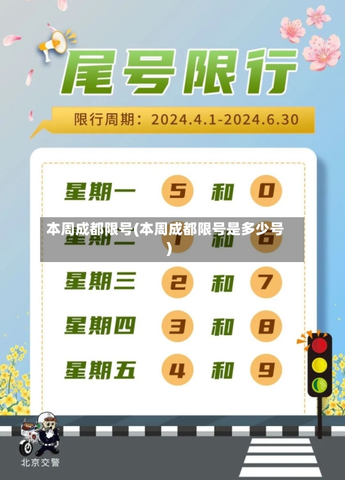 本周成都限号(本周成都限号是多少号)