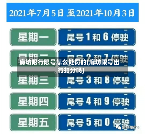 廊坊限行限号怎么处罚的(廊坊限号出行扣分吗)