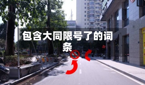 包含大同限号了的词条