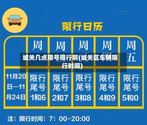 城关几点限号限行啊(城关区车辆限行时间)