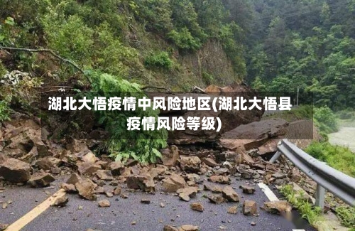 湖北大悟疫情中风险地区(湖北大悟县疫情风险等级)