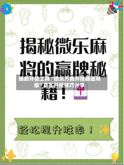 辅助开挂工具“微乐万能开挂器通用版”真实开挂技巧分享