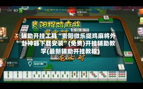 辅助开挂工具“贵阳微乐捉鸡麻将外卦神器下载安装”(免费)开挂辅助教学(最新辅助开挂教程)