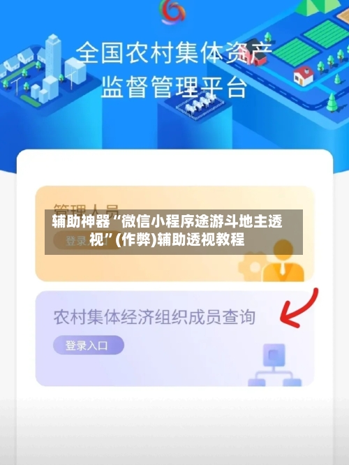 辅助神器“微信小程序途游斗地主透视”(作弊)辅助透视教程