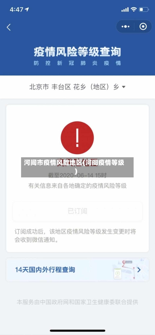 河间市疫情风险地区(河间疫情等级)