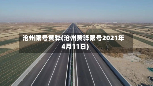 沧州限号黄骅(沧州黄骅限号2021年4月11日)
