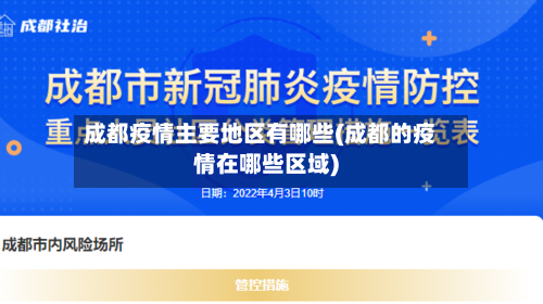 成都疫情主要地区有哪些(成都的疫情在哪些区域)