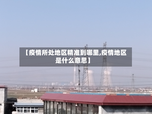 【疫情所处地区精准到哪里,疫情地区是什么意思】