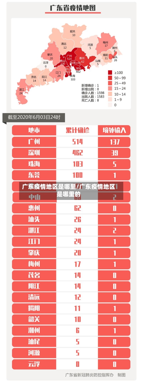 广东疫情地区是哪里/广东疫情地区是哪里的
