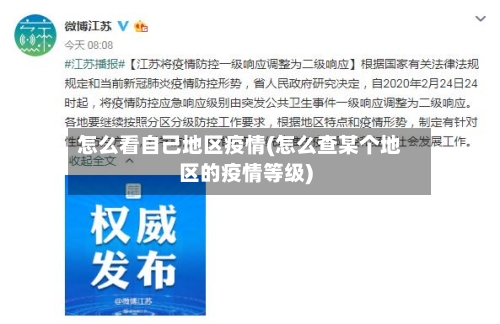 怎么看自己地区疫情(怎么查某个地区的疫情等级)