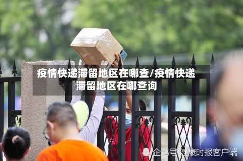 疫情快递滞留地区在哪查/疫情快递滞留地区在哪查询