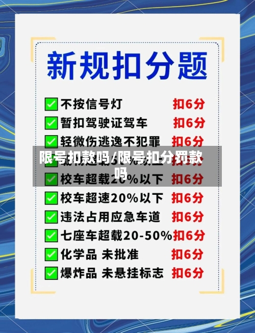 限号扣款吗/限号扣分罚款吗