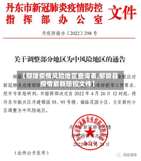 【鄢陵疫情风险地区查询表,鄢陵县疫情最新防控文件】