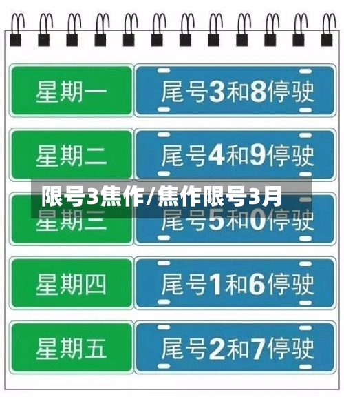 限号3焦作/焦作限号3月