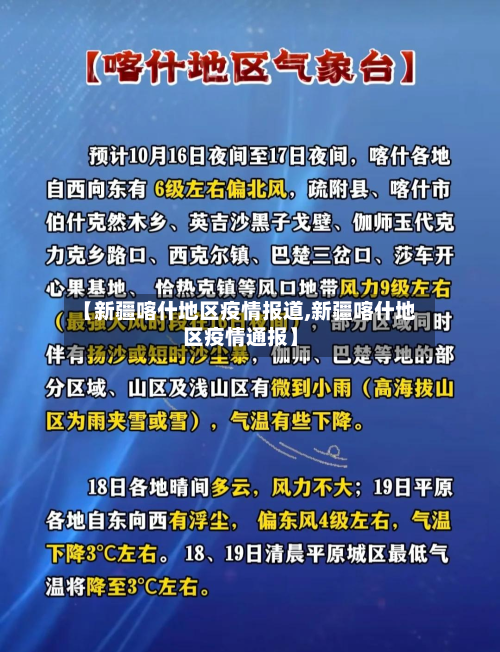 【新疆喀什地区疫情报道,新疆喀什地区疫情通报】