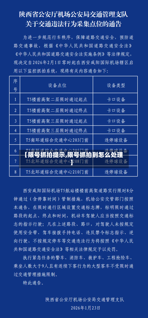 【限号抓拍提示,限号抓拍到怎么处理】