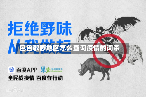 包含敏感地区怎么查询疫情的词条