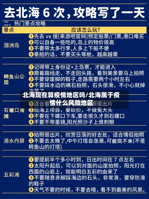 北海现在算疫情地区吗/北海属于疫情什么风险地区