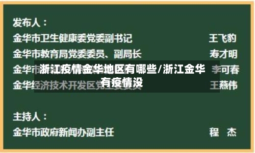 浙江疫情金华地区有哪些/浙江金华有疫情没