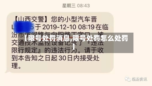 【限号处罚消息,限号处罚怎么处罚】