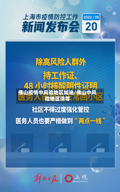 佛山疫情中风险地区加油/佛山中风险地区清零