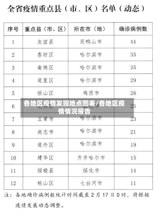 各地区疫情发现地点图表/各地区疫情情况报告