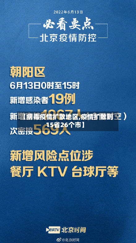 【病毒疫情扩散地区,疫情扩散到15省26个市】