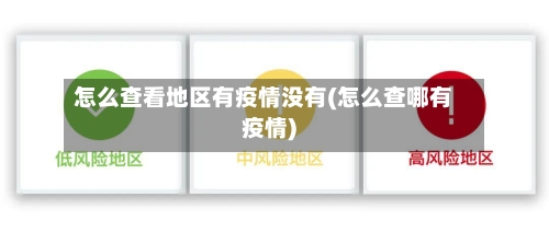 怎么查看地区有疫情没有(怎么查哪有疫情)