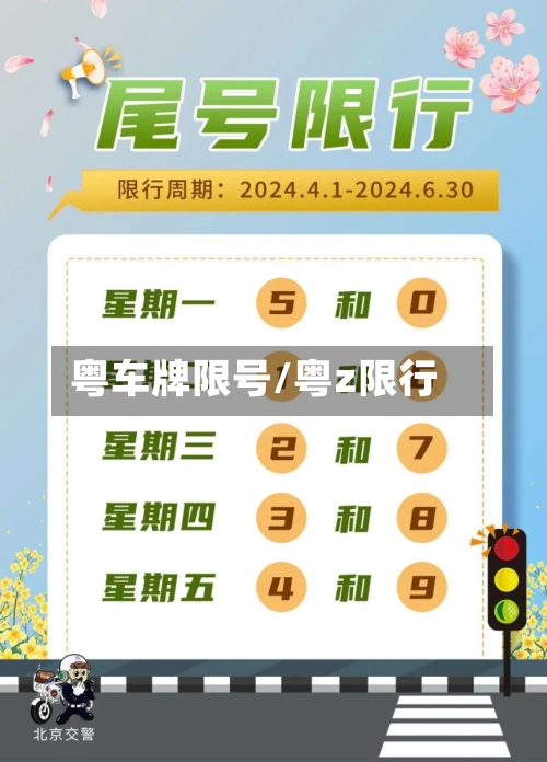 粤车牌限号/粤z限行