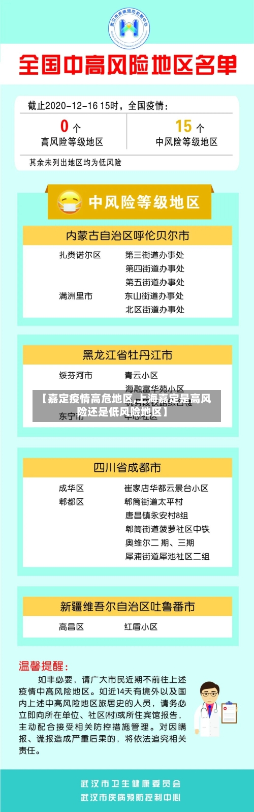 【嘉定疫情高危地区,上海嘉定是高风险还是低风险地区】